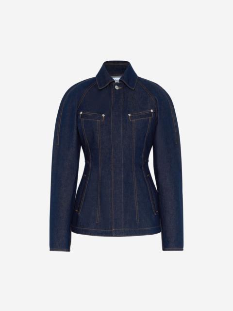 Jean Paul Gaultier THE DENIM JACKET WITH SHOULDER PADS