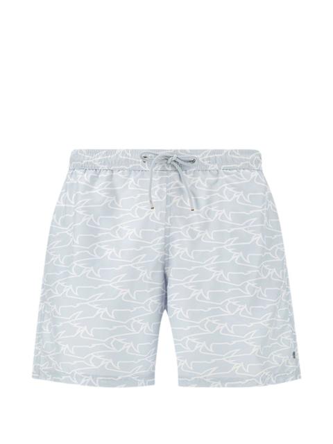 Paul & Shark Sharks Waves print swimwear