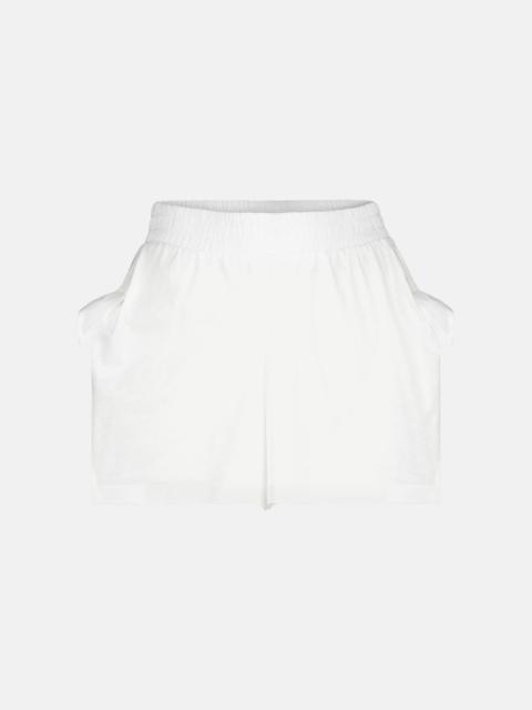 Miu Miu Cotton jersey shorts