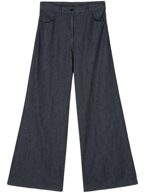 Aspesi cotton front-crease trousers