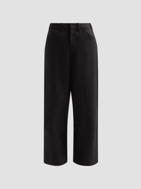 rag & bone Women's Allison Linen-Blend Pants - Black