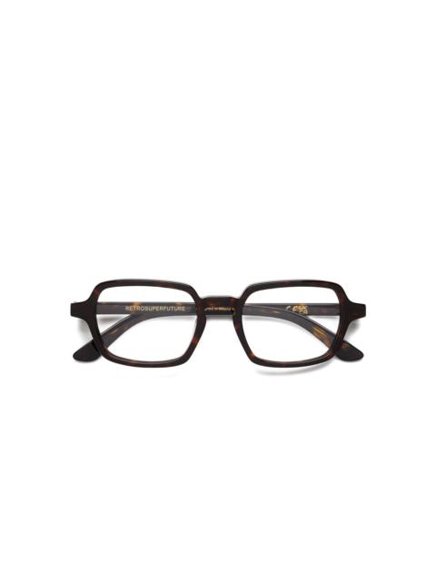 RETROSUPERFUTURE rectangle-frame tortoiseshell glasses
