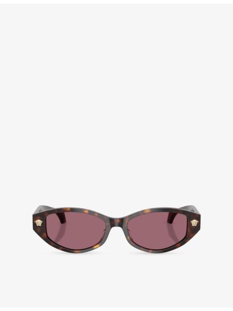VERSACE VE4512D Cat Eye-Frame Acetate Sunglasses