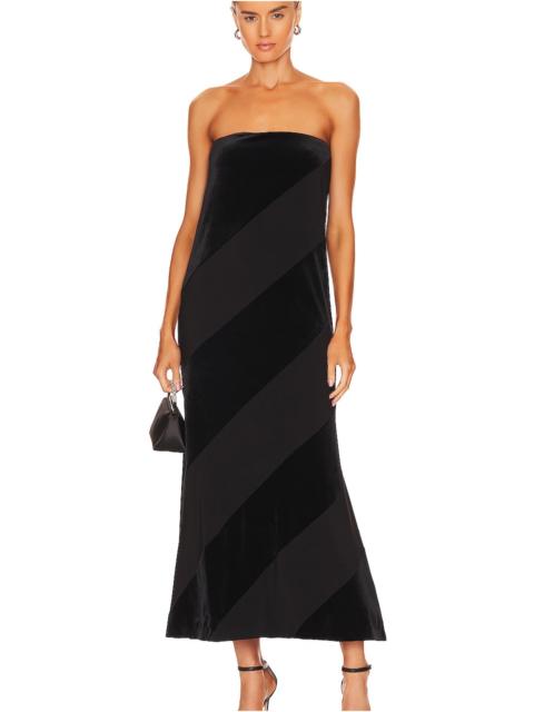 NORMA KAMALI Spiral Strapless Dress