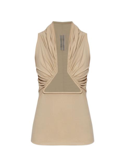 Rick Owens cut-out-detail top