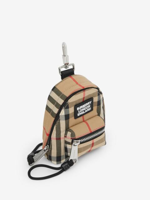 Burberry Vintage Check Backpack Charm