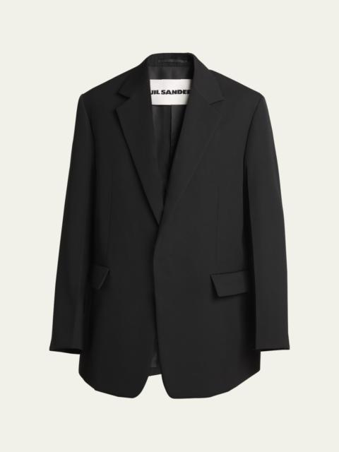 Jil Sander Men's Boxy-Fit Wool Sport Coat
