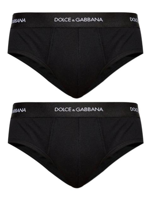 Dolce & Gabbana 3-PACK REGULAR SLIP BRANDO IN JERSEY STRETCH
