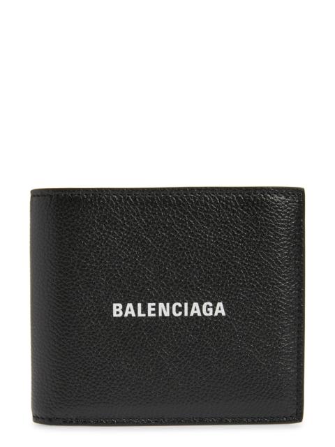BALENCIAGA Balenciaga Square Billfold Wallet in 1090 Black/white at Nordstrom