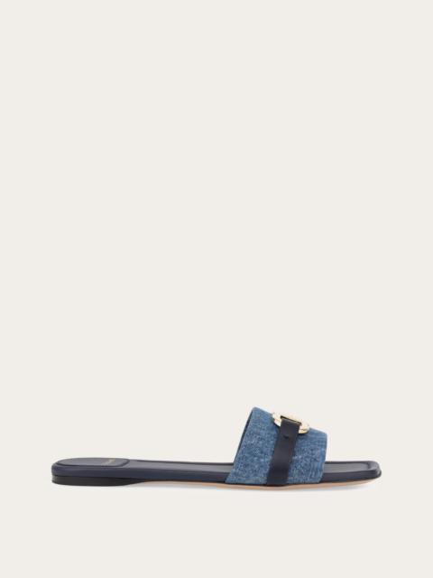 FERRAGAMO Gancini ornament slide
