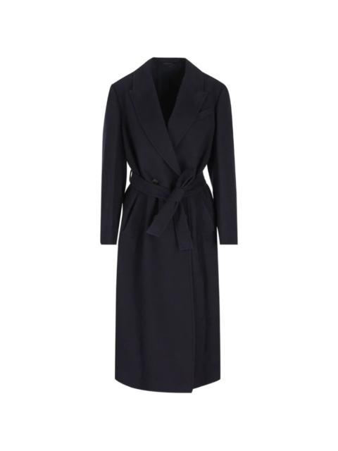 Brunello Cucinelli double-breasted belted coat