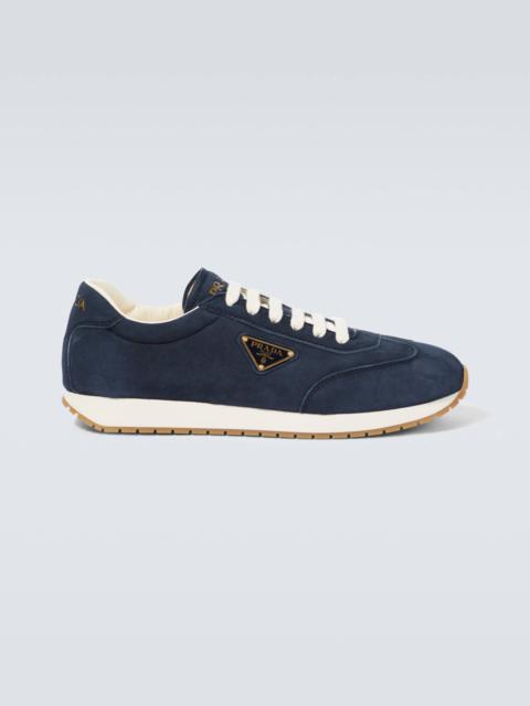 Prada Rank suede sneakers