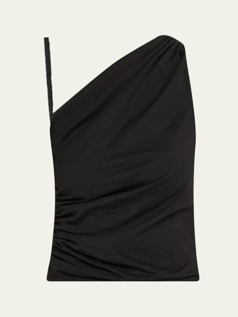 A.L.C. Nova Draped One-Shoulder Top