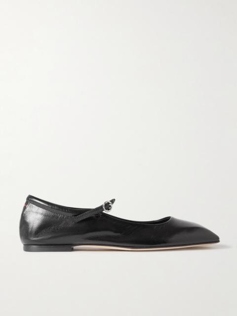 Aeyde Uma Leather Mary Jane Ballet Flats