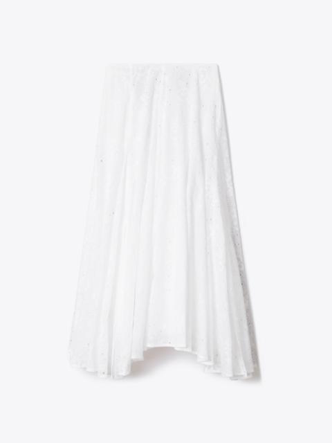 TORY BURCH Cotton Eyelet Skirt
