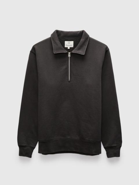 Knickerbocker Stadium Quarter Zip Sweater in Peat