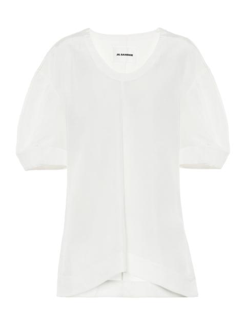 Jil Sander Linen-blend top