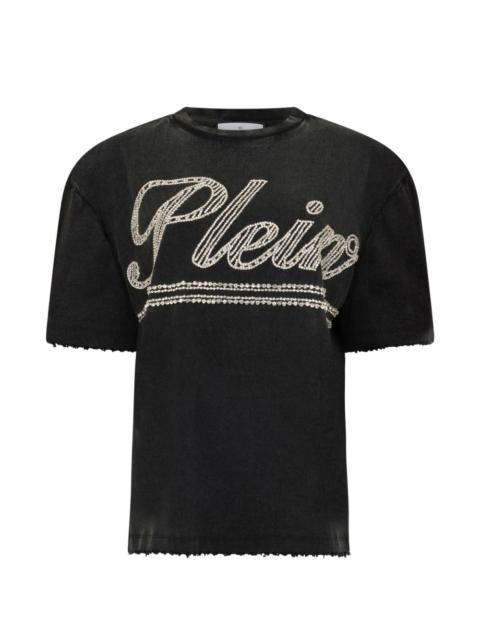 PHILIPP PLEIN logo-strass T-shirt