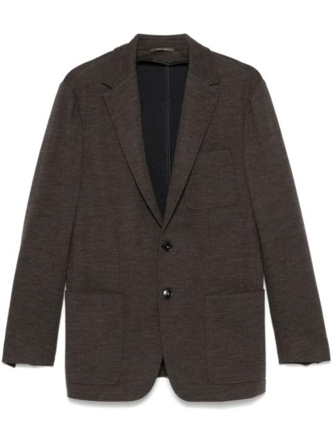 Canali jersey blazer