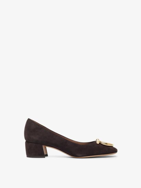 FERRAGAMO Mara 40 dark brown pumps