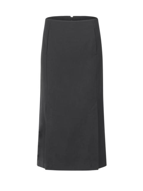 entire studios TAILORED MIDI SKIRT DARK GREY