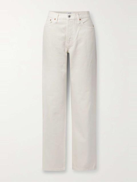 RE/DONE High-rise straight-leg jeans
