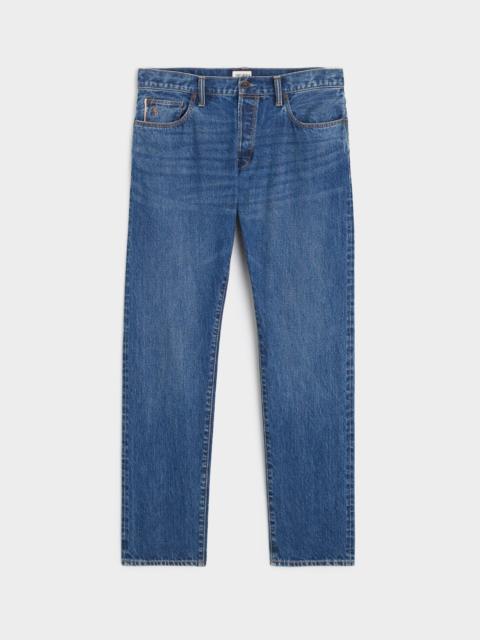 TODD SNYDER Slim Selvedge Jean in Blue Stonwewash