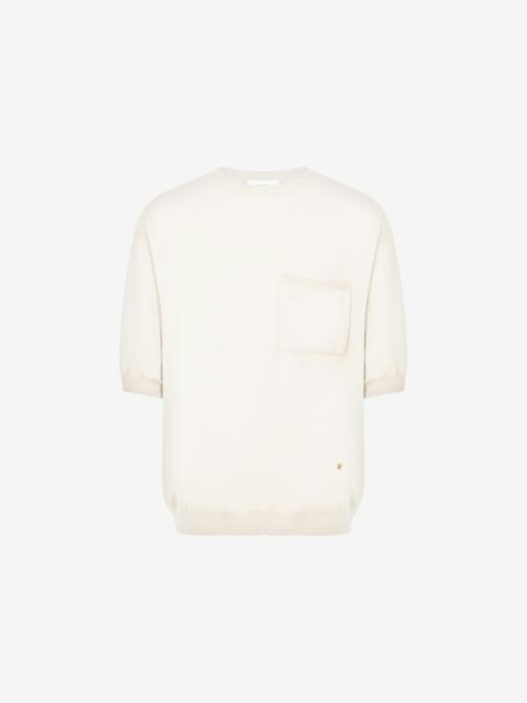 Moschino WOOL AND SILK SWEATER GOLDEN M