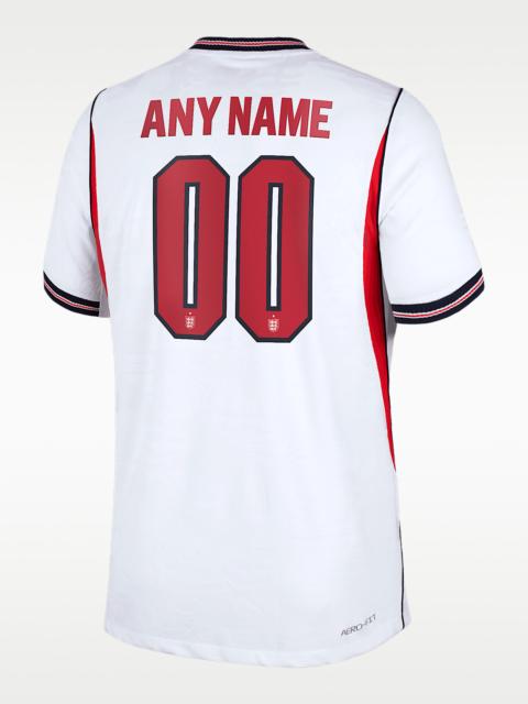 Nike England 2026 Match Home Men's Nike Aero-FIT Soccer Authentic Custom Jersey By You