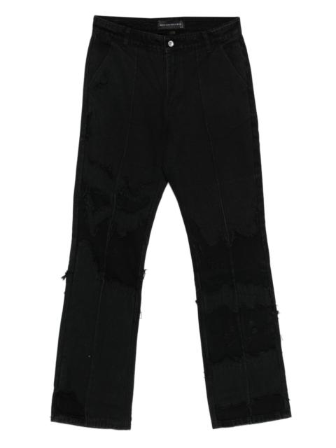 WHO DECIDES WAR Ruin distressed jeans