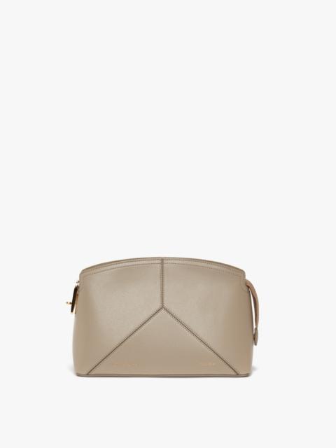 Victoria Beckham Victoria Cross Body In Taupe Leather