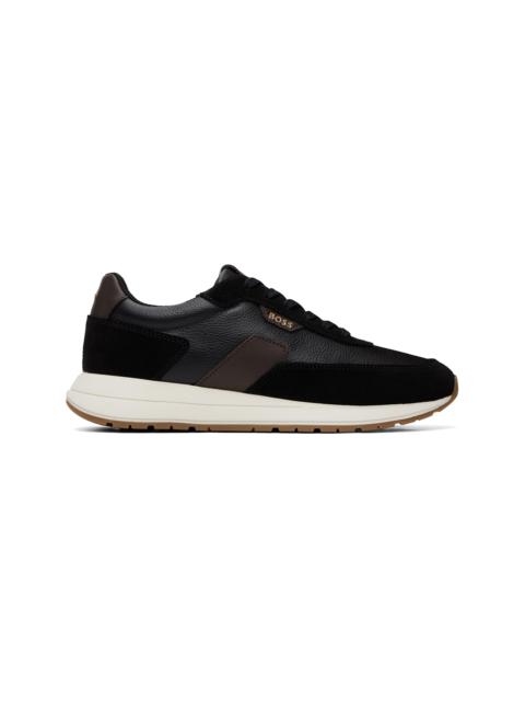 BOSS Black Leather Sneakers