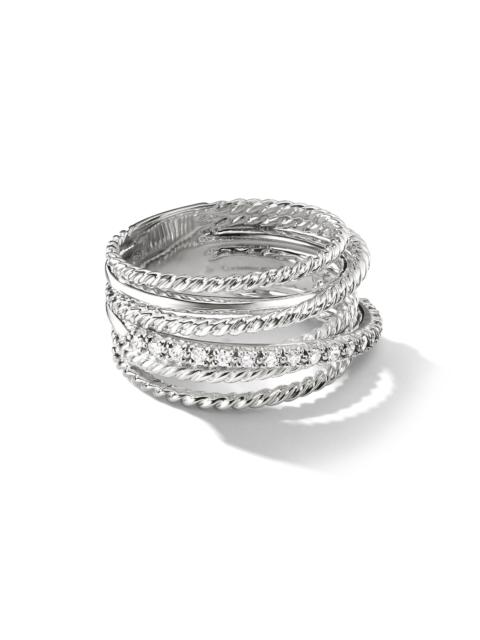 DAVID YURMAN Women's Crossover Ring in Sterling Silver - Sterling Silver