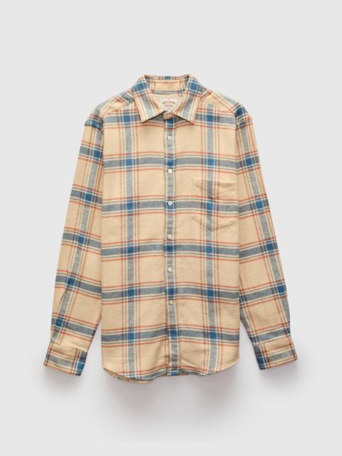 Portuguese Flannel Serena Button-Up Shirt in Cream