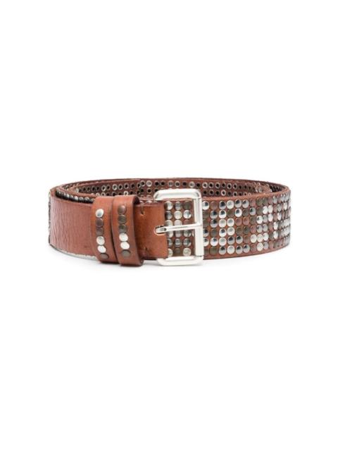 Golden Goose studded buckle belt