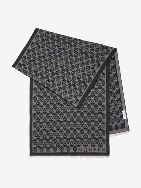 Alexander McQueen Skull Jacquard Scarf