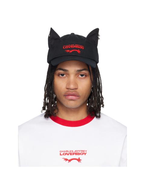 CHARLES JEFFREY LOVERBOY Black Pierced Ears Cap