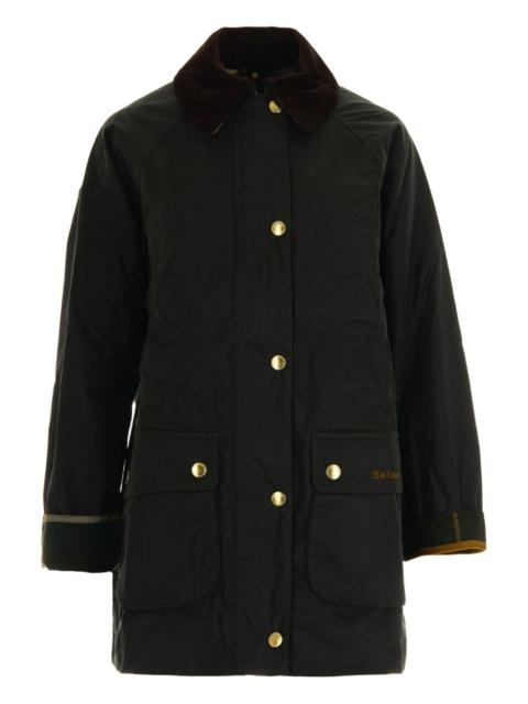 Barbour cotton corduroy-collar coat