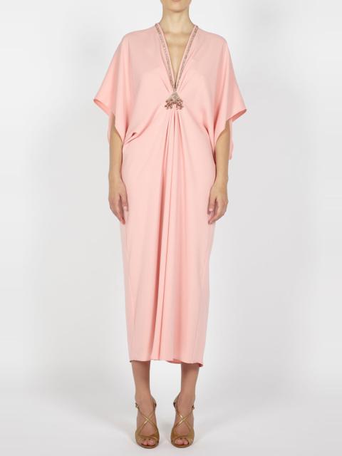 REEM ACRA Embellished Kaftan Midi Dress