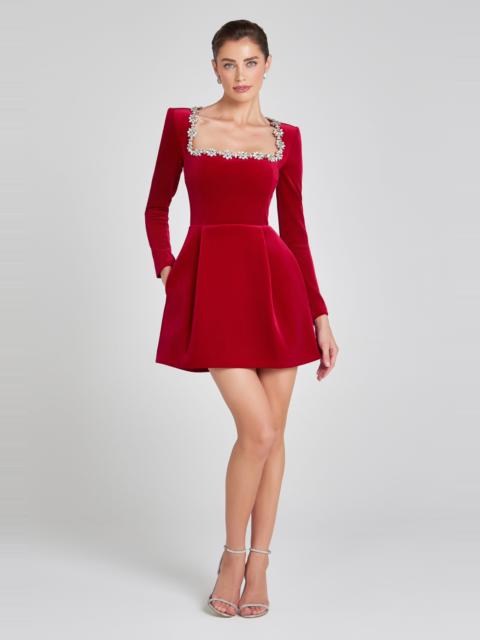 NADINE MERABI Kimberly Red Dress
