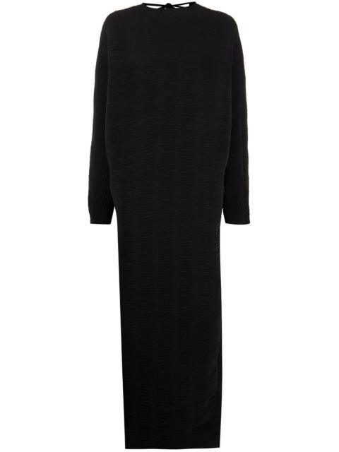 RÓHE Emerson V-back plissé-effect midi dress