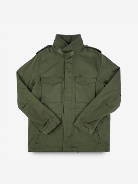 Iron Heart IHM-27-OLV Sateen M65 Field Jacket - Olive