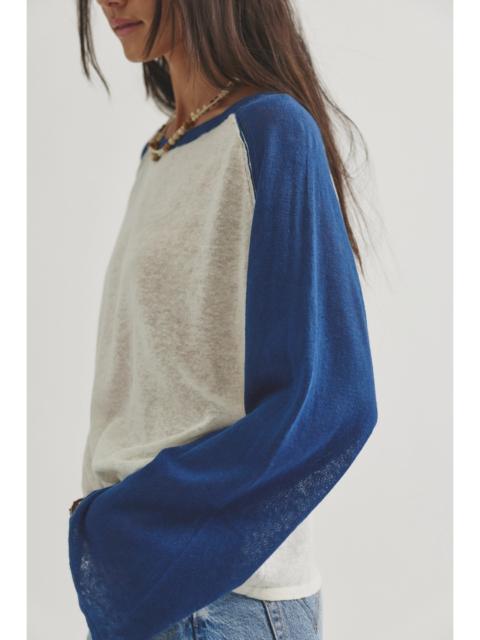 FREE PEOPLE We The Free Go Team Fine Gauge Sweater