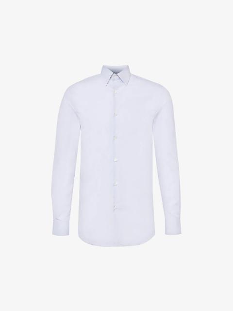 Paul Smith Tailored-fit cotton-poplin shirt