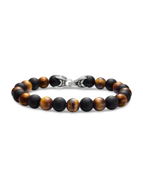 DAVID YURMAN Men's Spiritual Beads Alternating Bracelet in Sterling Silver - Black Onyx