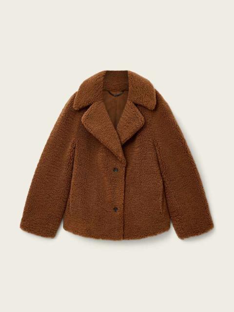 ALLSAINTS EDDIE FAUX TEDDY JACKET