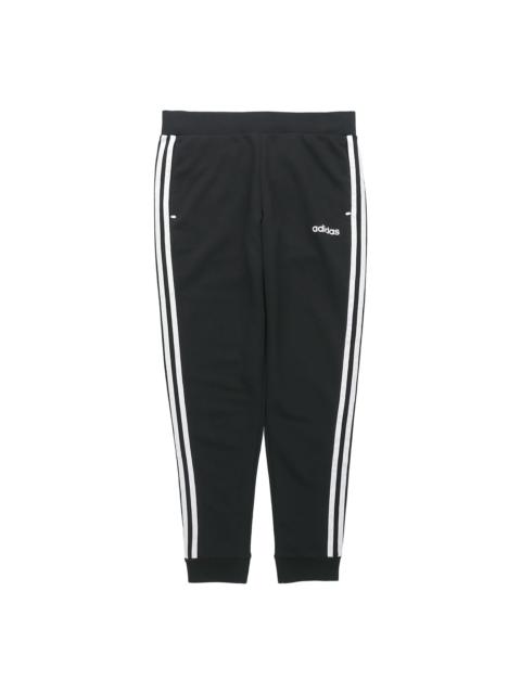 adidas neo M Ce 3sq2 Kn Tp Casual Sports Side Stripe Bundle Feet Long Pants Black GP4916