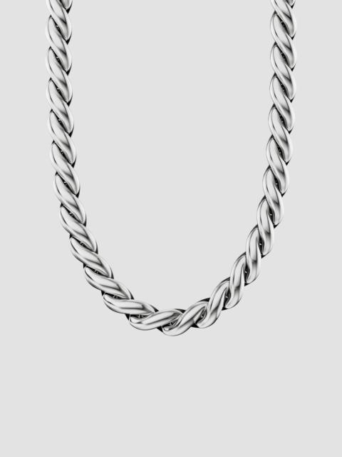 DAVID YURMAN Women's Sculpted Cable Chain Necklace in Sterling Silver, 10MM - Silver