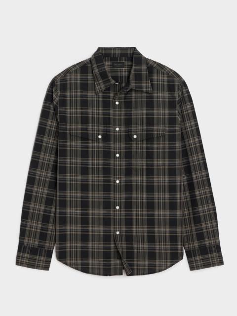TODD SNYDER Cotton-Linen Rancher Shirt