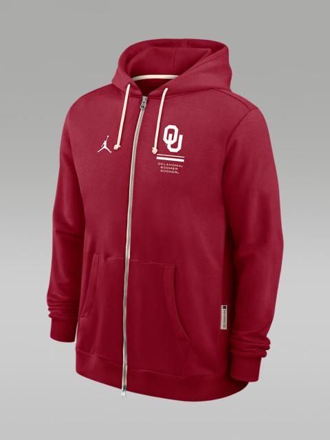 Jordan Oklahoma Sideline Standard Issue Men's Jordan Brand Dri-FIT College Full-Zip Hoodie